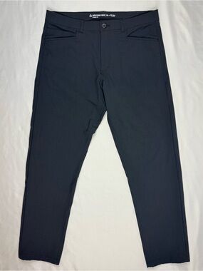 Western Rise Mens Evolution Pants 35 x 32 Classic Fit Dark Grey Performance B9